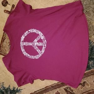 Old Navy Peace Symbol T shirt